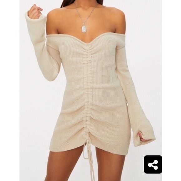 sweater dress pretty little thing